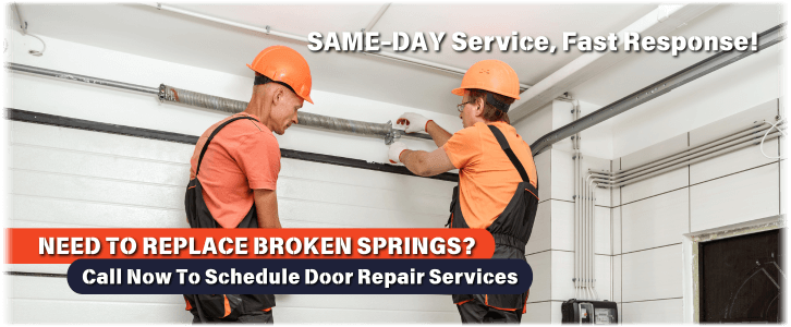 Broken Garage Door Spring Mount Laurel NJ